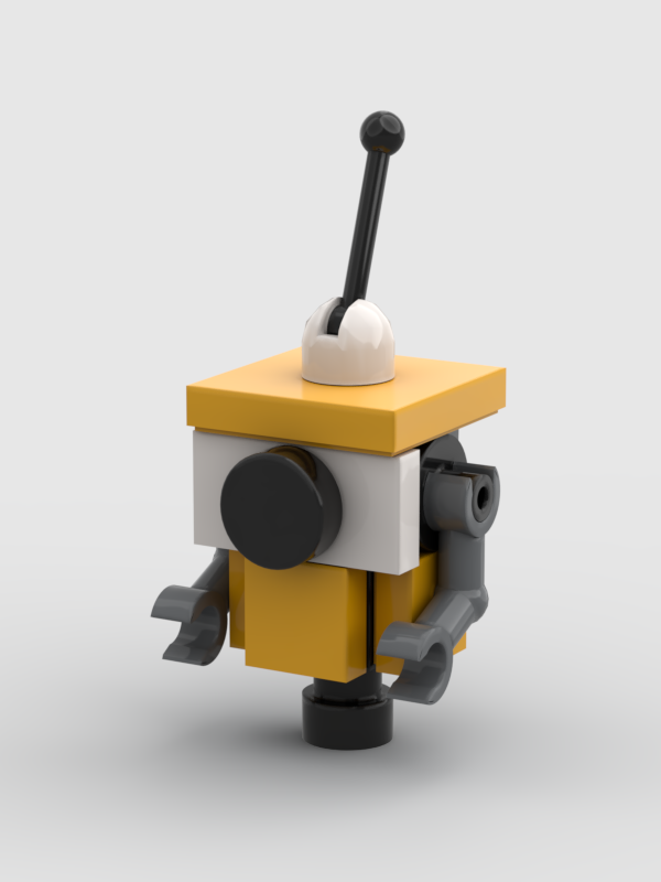 Lego Claptrap [Slim Version] from Borderlands (Minifigure Scale)