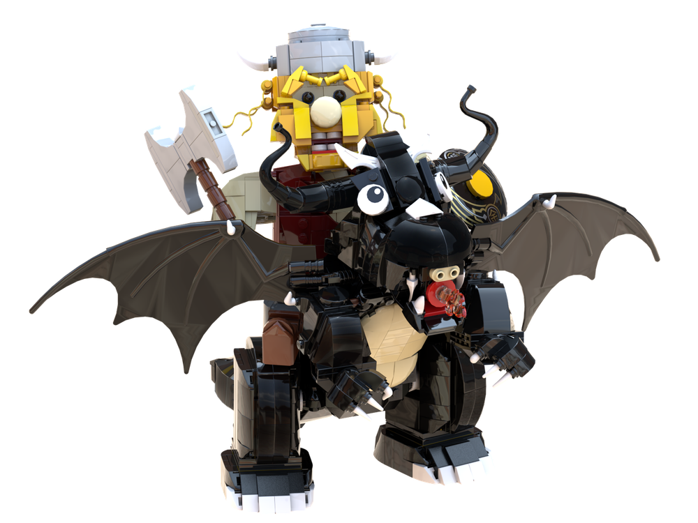 Lego THE VIKING AND HIS MOUNT