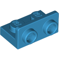 Lego Bracket 1 x 2 - 1 x 2 Inverted / Dark Azure