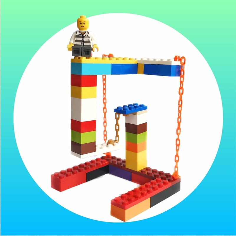 Lego Tensegrity Sculpture using Lego System