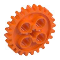 Lego Technic Gear 24 Tooth [New Style with Single Axle Hole] / Orange