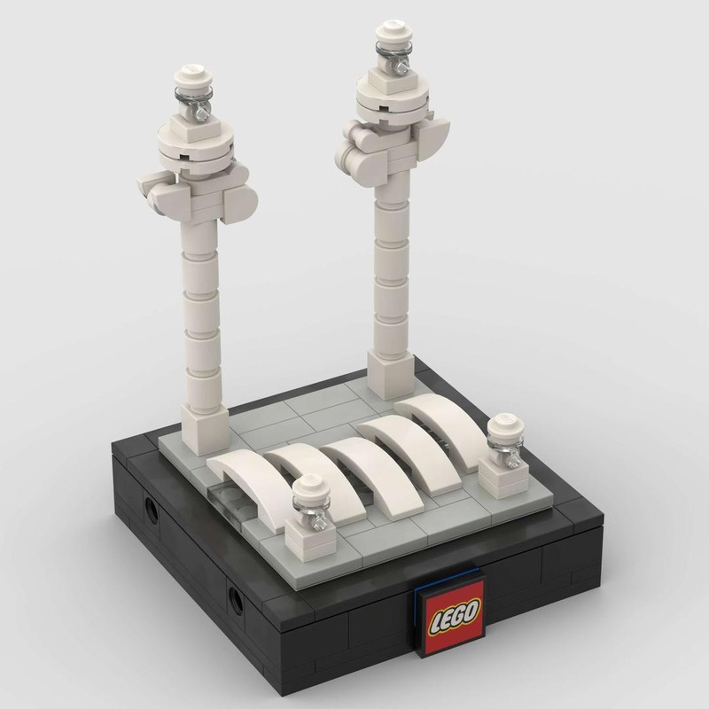 Lego Forbidden City - Jinshui Bridge and Huabiao