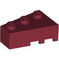 Lego Brick Wedged, Angled 3 x 2 Left / Dark Red