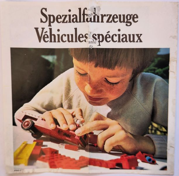 Lego 1973 Medium Swiss - Spezialfahrzeuge / Véhicules spéciaux (97640-Sch)