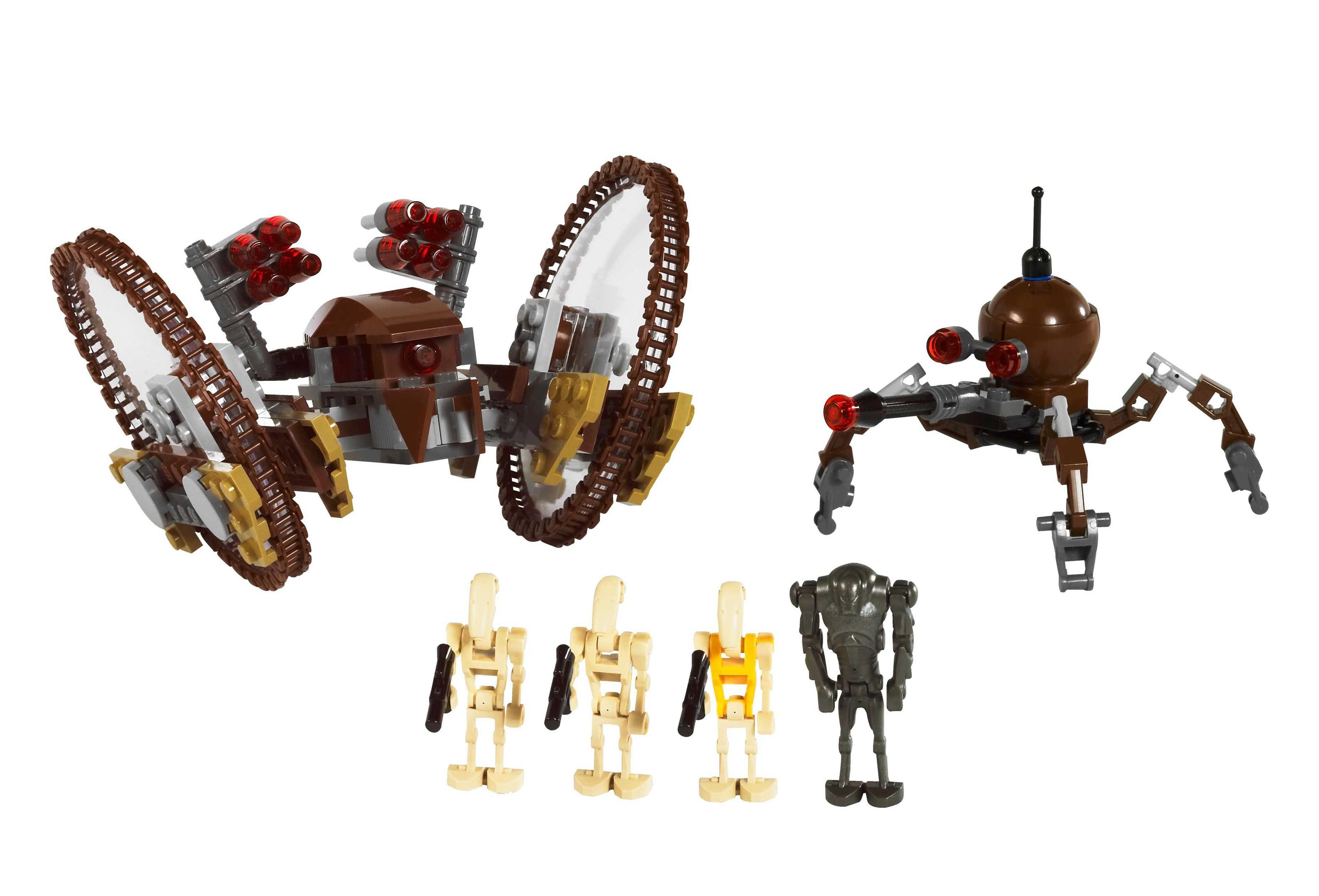 Lego Hailfire Droid & Spider Droid