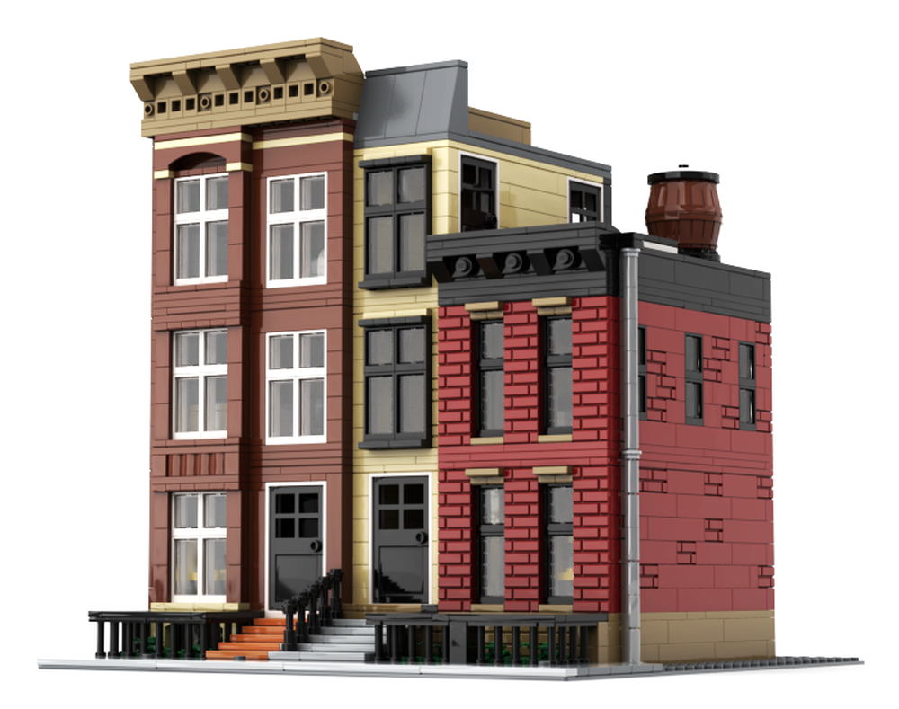 Lego American townhouse(remake)