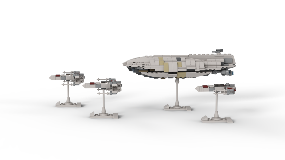 Lego GR-75 medium transport - Escape from Echo Base in the EP5