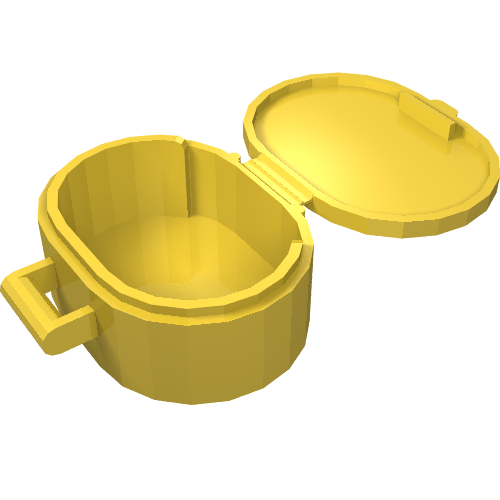 Lego Belville / Scala, Bag / Case, Oval / Yellow