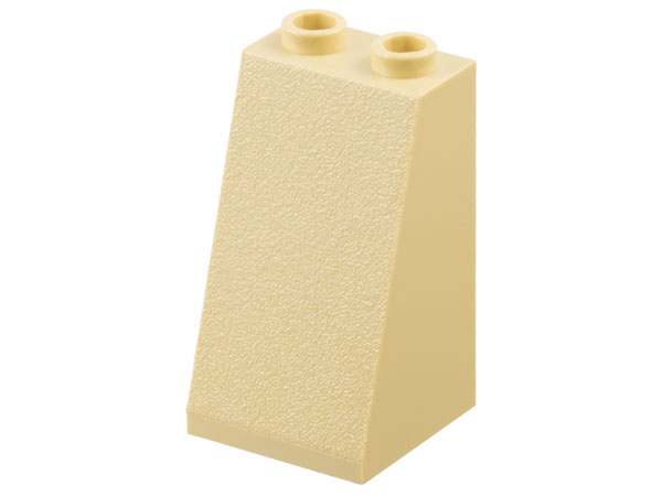 Lego Slope 75 2 x 2 x 3 - Hollow Studs / Tan