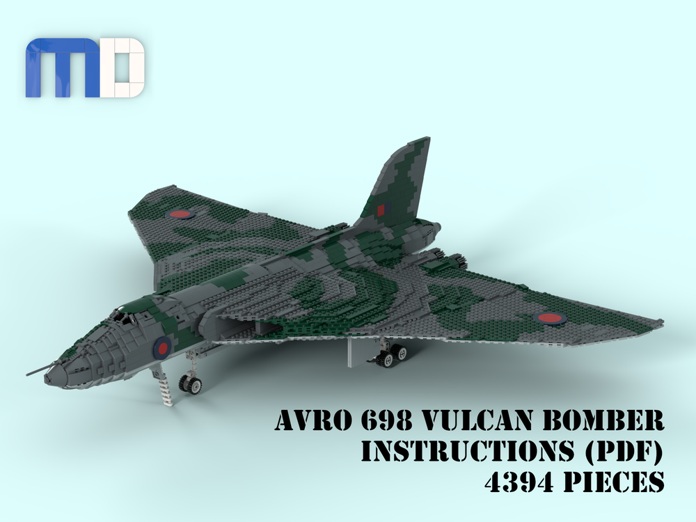 Lego Avro 698 Vulcan Bomber MOC
