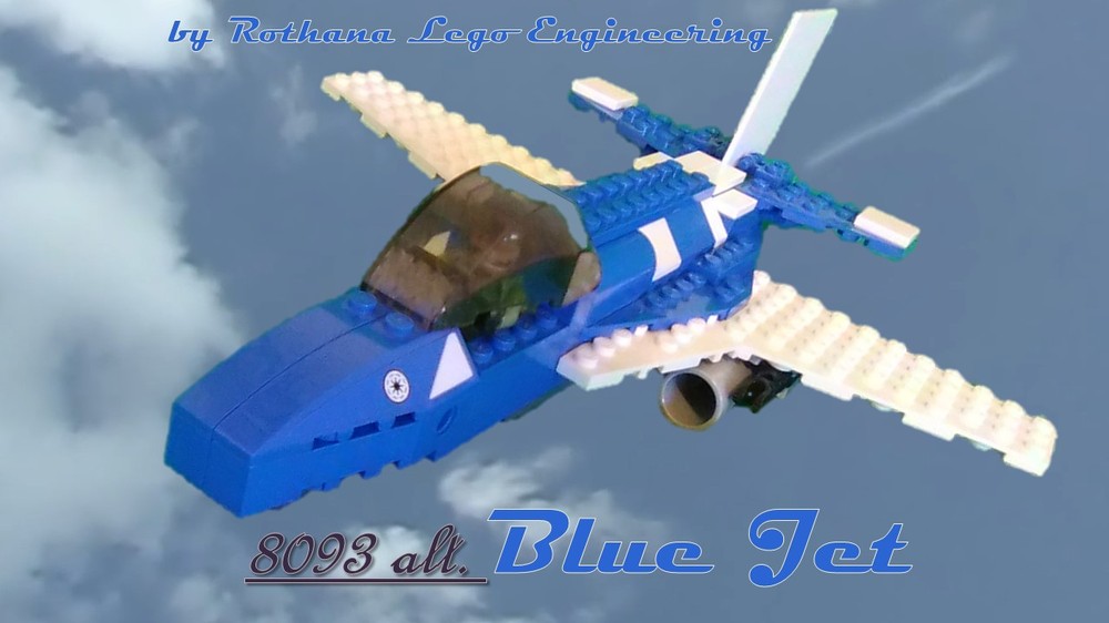 Lego 8093 alt. Blue Jet