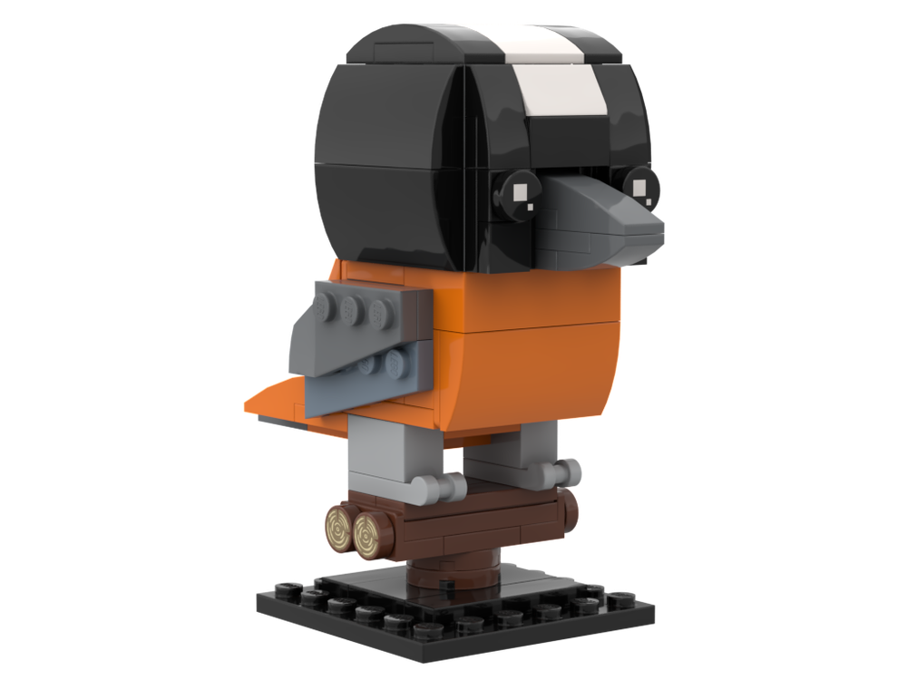 Lego Snowy Crowned Robin-Chat: Birdheadz