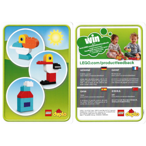 Lego Idea Card, Set 10848-1, Card 3