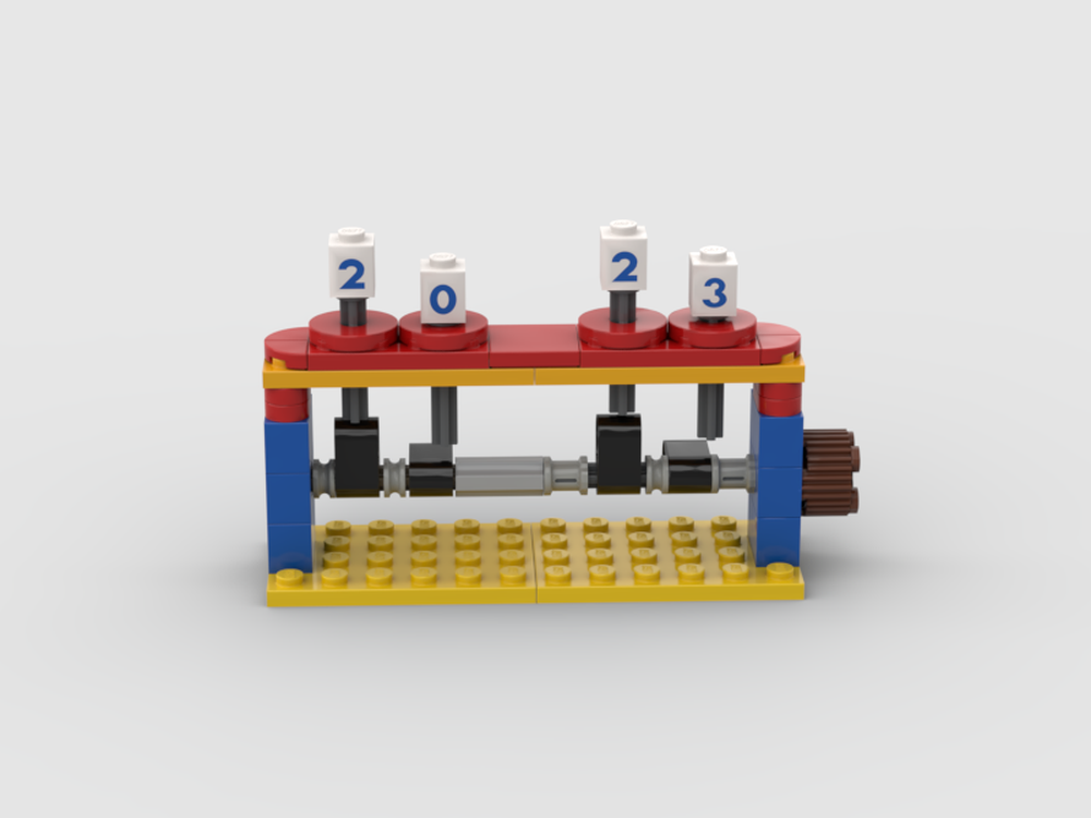 Lego 2023 New Year Kinetic Sculpture