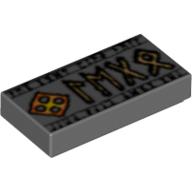 Lego Tile 1 x 2 with Elder Futhark Runes Print