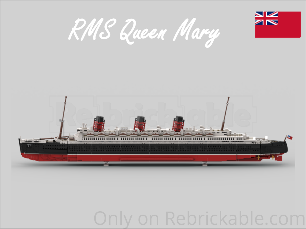 Lego RMS Queen Mary