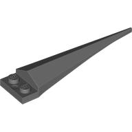Lego Plate Special 1 x 2 with Angular Extension and Dark Bluish Grey Tip