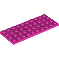Lego Plate 4 x 10 / Dark Pink