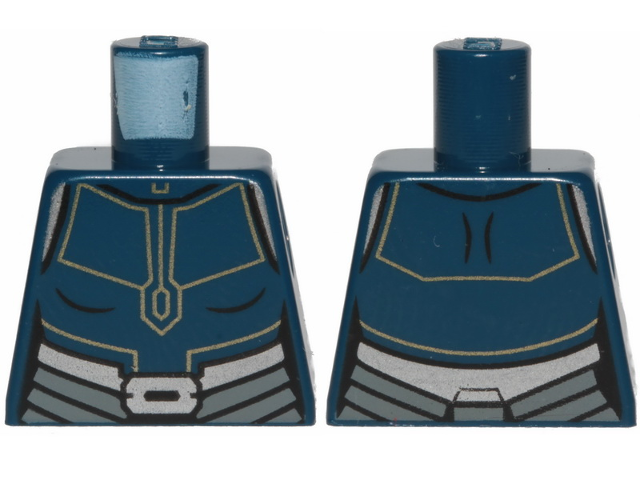 Lego Torso SW Ahsoka Jumpsuit with Silver Belt Pattern