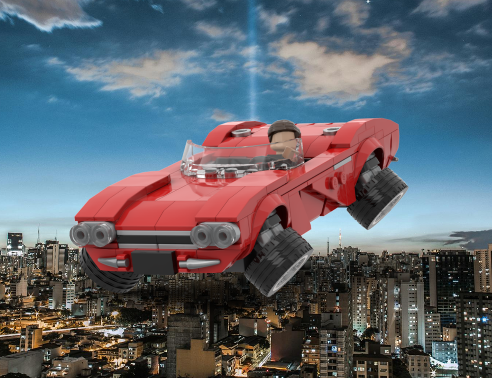 Lego Speed Champions-scale L.O.L.A. The Flying Car