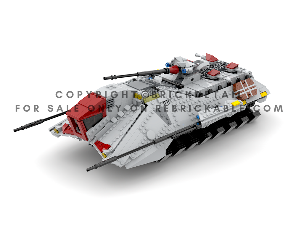 Lego UT-AT (Unstable Terrain Artillery Transport) Trident