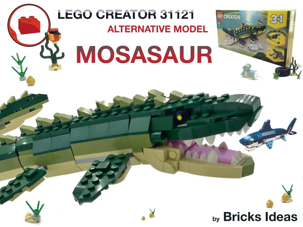 Lego Big Mosasaur - Lego Creator 31121