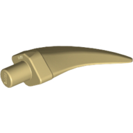Lego Animal Body Part, Barb / Claw / Tooth / Talon / Horn, Medium / Tan