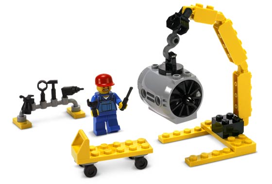 Lego Airplane Mechanic