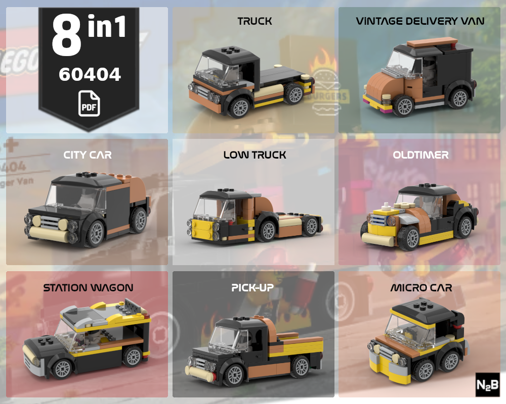 Lego 60404 Builder's Pack 8 in 1