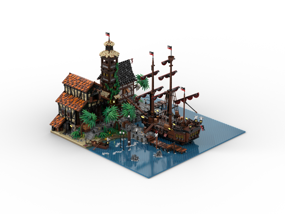 Lego Port Sauvage: a Pirate Town