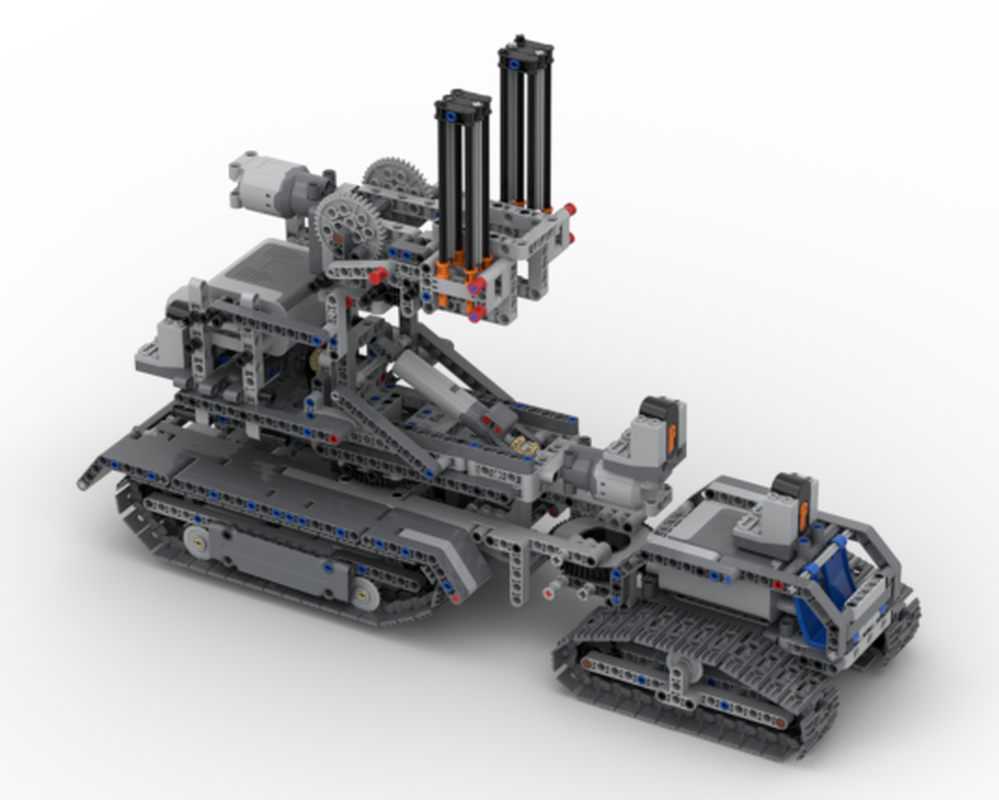 Lego Mobile Anti-Aircraft Gun (Working)