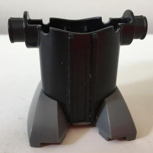 Lego Large Figure Torso and Legs, with Dark Bluish Gray Feet