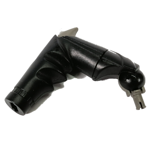 Lego Large Figure Limb, Arm with Spring Cannon (Gorm) / Black