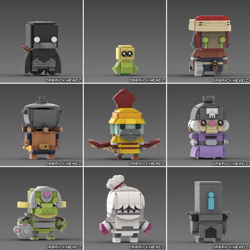 Lego "Death's Door" Brickheadz Collection