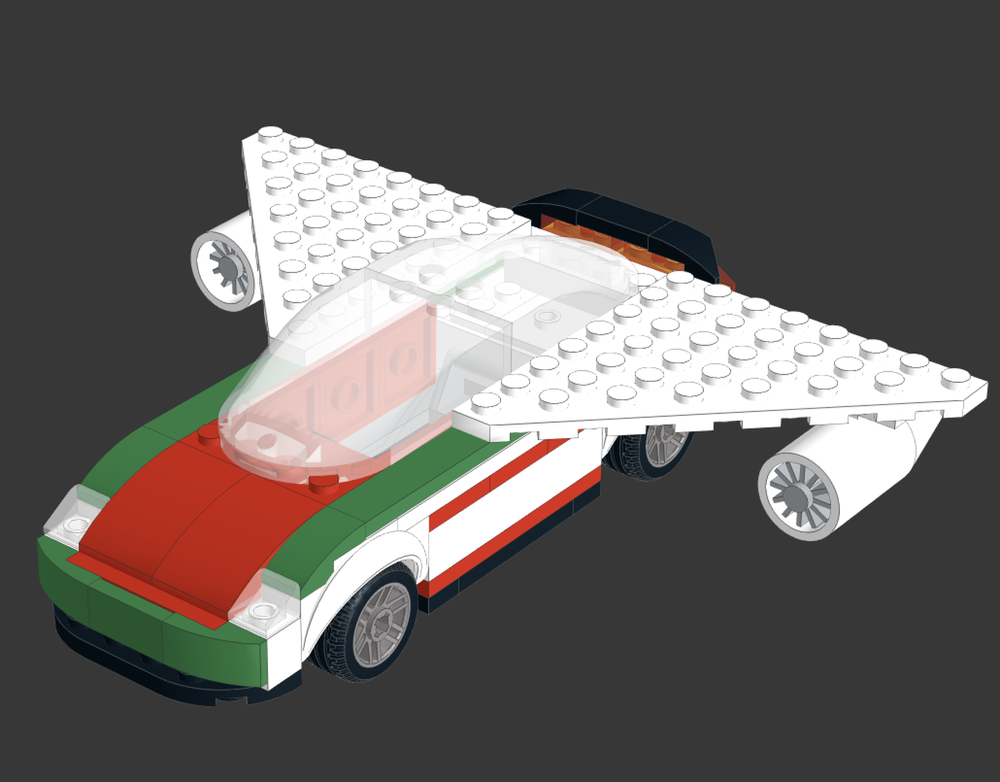 Lego Octan Rally recolor of Marvel Avengers Taxi