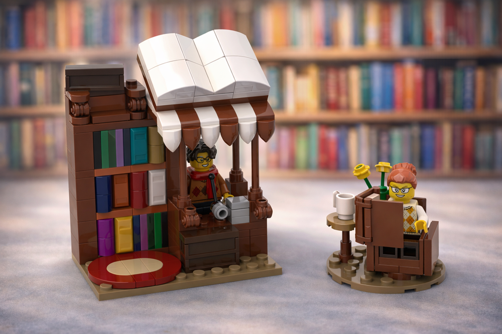 Lego Books Stand
