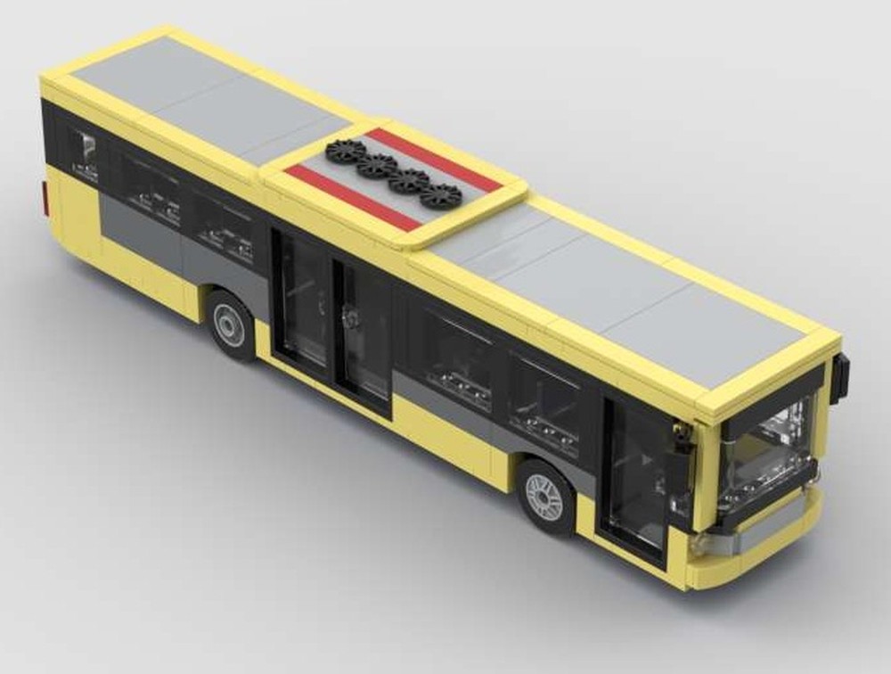 Lego Setra S 415 LE Business - Netherlands city bus – yellow