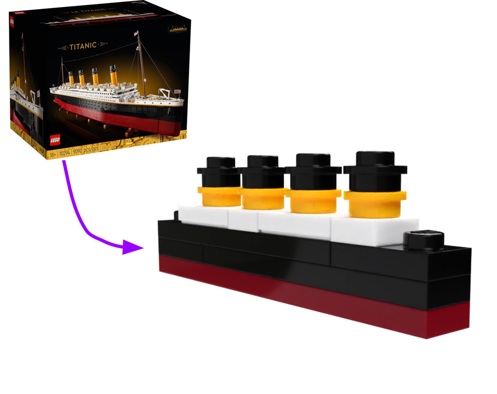 Lego Micro Titanic 10294 Alt