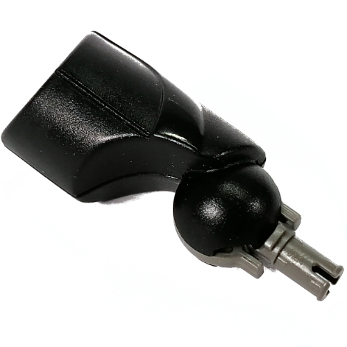 Lego Large Figure Limb, Arm, Top Section with Dark Gray Pin and Socket / Black