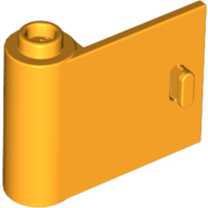 Lego Door 1 x 3 x 2 Left - Open Between Top and Bottom Hinge / Bright Light Orange