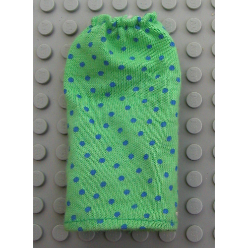 Lego Scala, Skirt, Long with Blue Dots Print / Medium Green