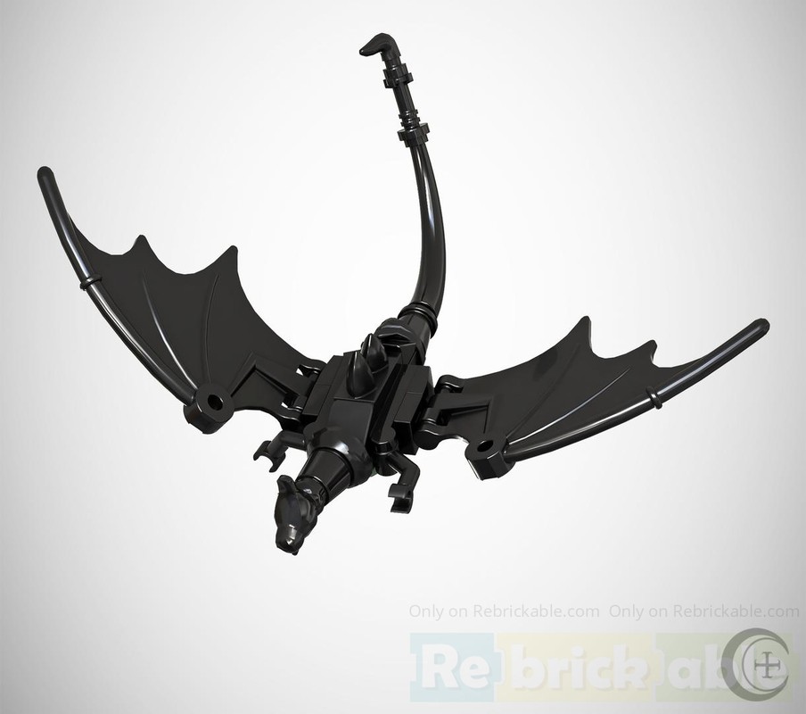 Lego Mini Black Dragon