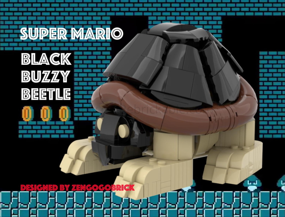 Lego 40787 Super Mario – Black Buzzy Beetle