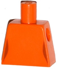 Lego Torso Simpsons Female with Dark Orange Waist Pattern / Orange