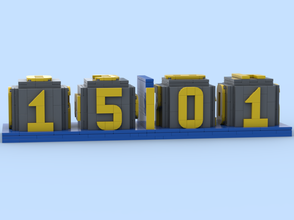 Lego Cube Calendar (Smooth) / Würfel-Kalender (glatt)
