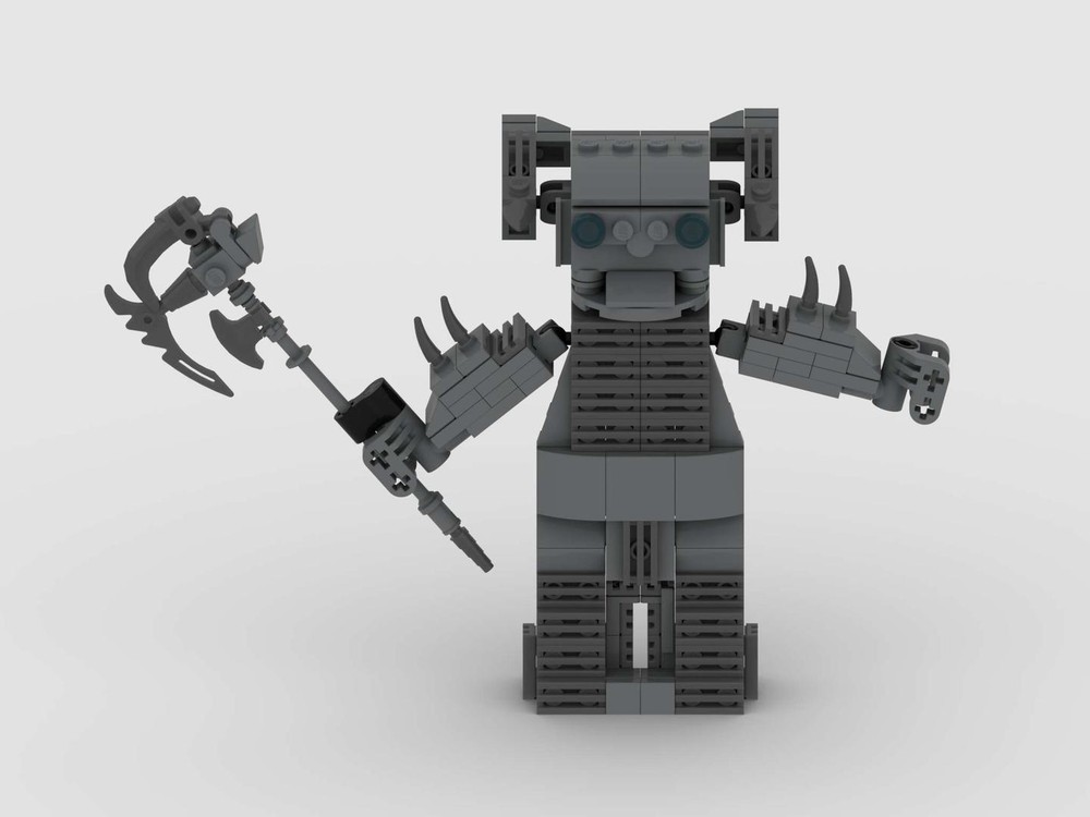 Lego steppy genocidal space alien brick built figure