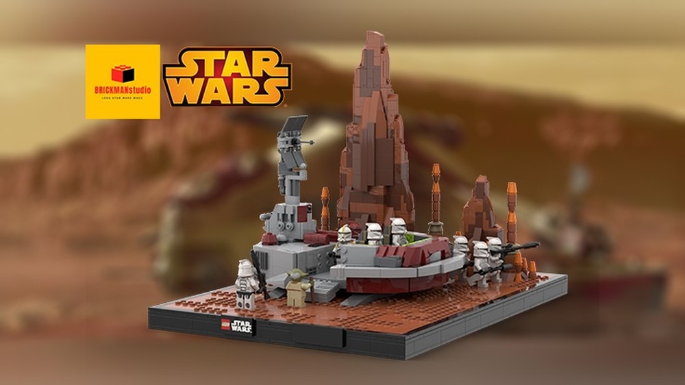 Lego SW Episode 2 Attack of the Clones Republic Forward Command Center MOC