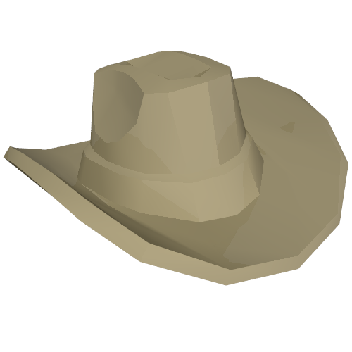 Lego Hat, Cowboy [Plain] / Dark Tan