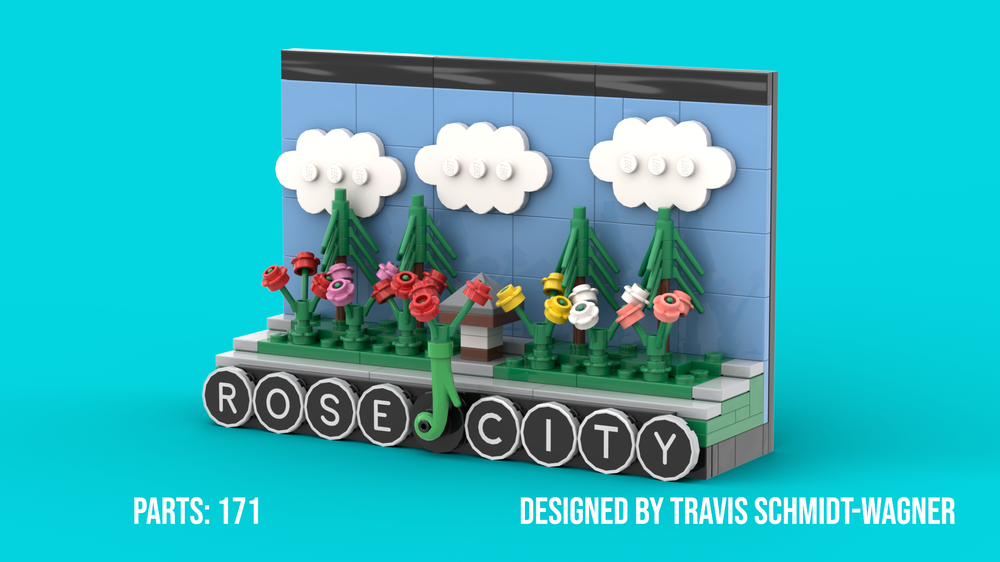 Lego Rose City Post Card