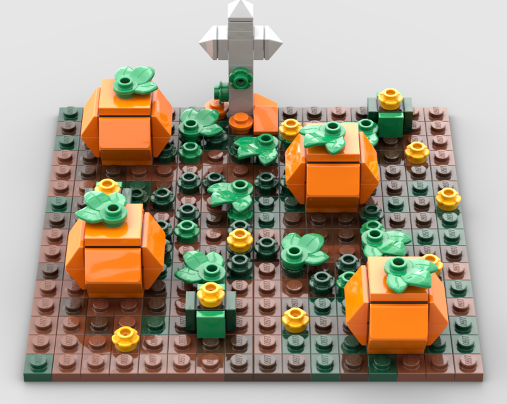 Lego Haunted pumpkin patch